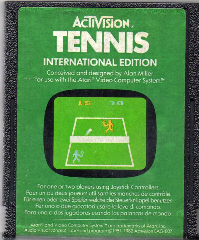 Media for Tennis (Atari 2600)