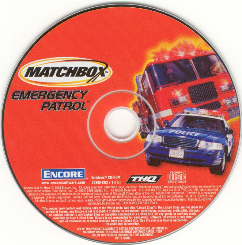 Matchbox Emergency Patrol cover or packaging material MobyGames