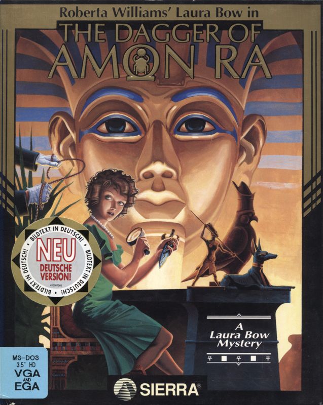 Front Cover for The Dagger of Amon Ra (DOS) (3.5" disk release)