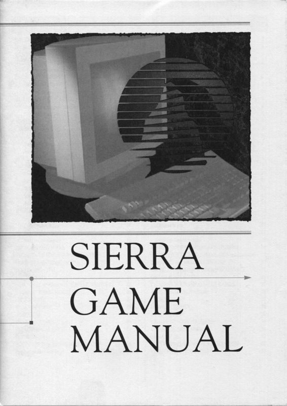 Manual for The Dagger of Amon Ra (DOS) (3.5" disk release): Sierra Game Manual - Front