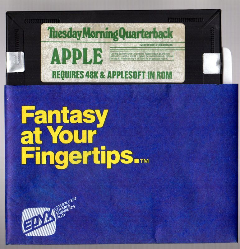 Media for Tuesday Morning Quarterback (Apple II and TRS-80): Apple II