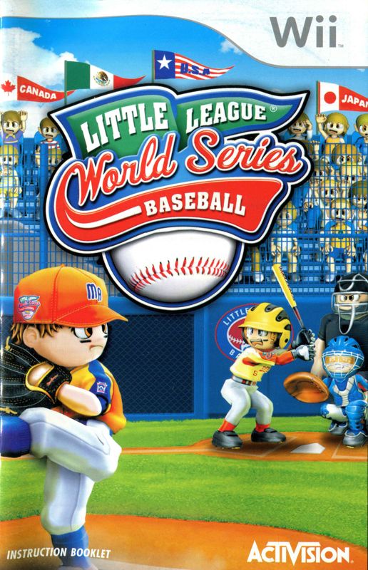 Manual for Little League World Series Baseball 2008 (Wii): Front