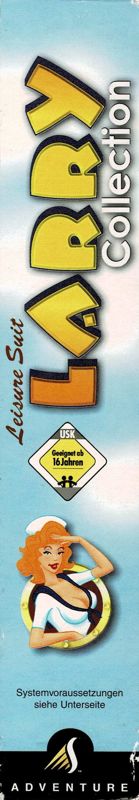 Spine/Sides for Leisure Suit Larry: Ultimate Pleasure Pack (DOS and Windows and Windows 3.x) (Re-release): Left