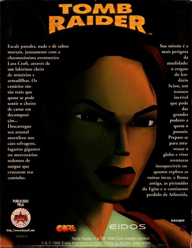 Tomb Raider cover or packaging material MobyGames