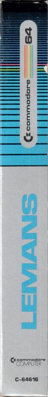 Spine/Sides for Lemans (Commodore 64): Right