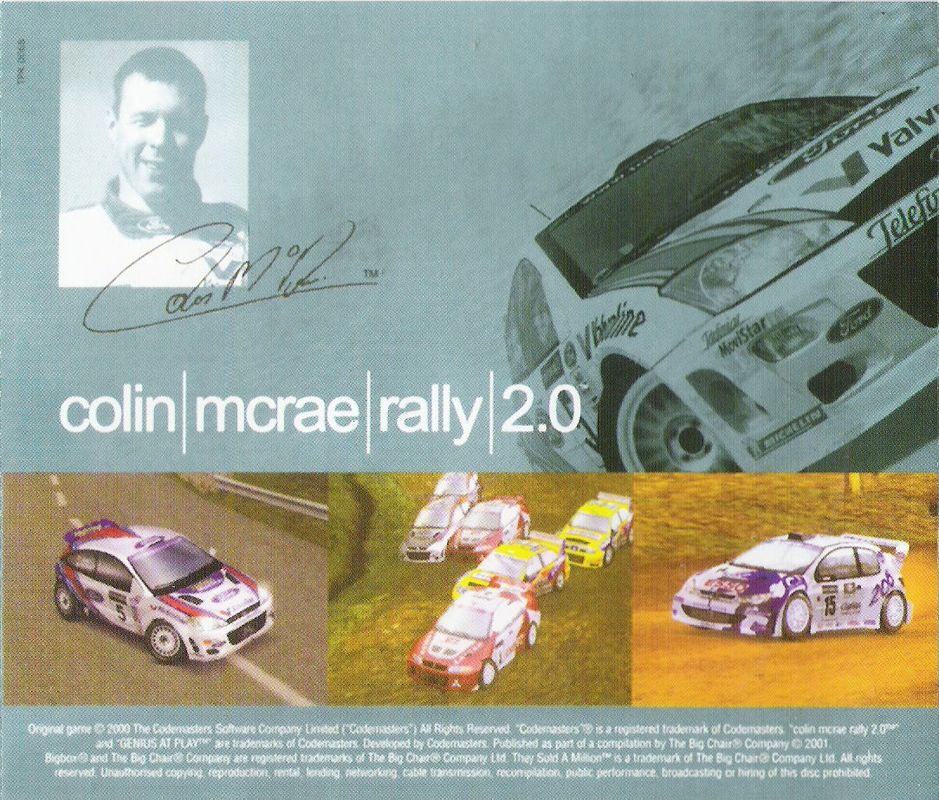Other for Colin McRae Rally 2.0 (Windows): Jewel Case - Back