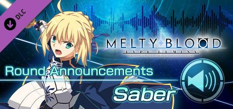 Front Cover for Melty Blood: Type Lumina - Saber Round Announcements (Windows) (Steam release)