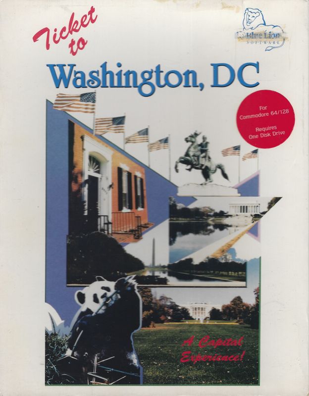 Front Cover for Ticket to Washington, DC (Commodore 64)