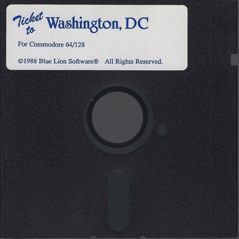Media for Ticket to Washington, DC (Commodore 64)