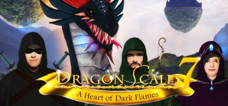 Front Cover for DragonScales 7: A Heart of Dark Flames (Windows) (Steam release)