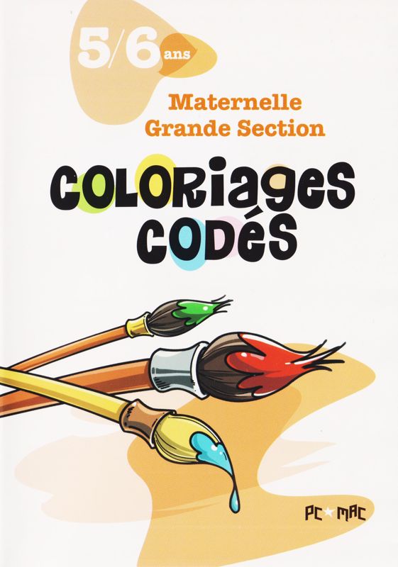 Front Cover for Coloriages Codés: Maternelle Grande Section (Macintosh and Windows)