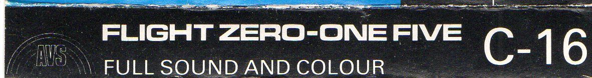Spine/Sides for Flight Zero-One Five (Commodore 16, Plus/4)