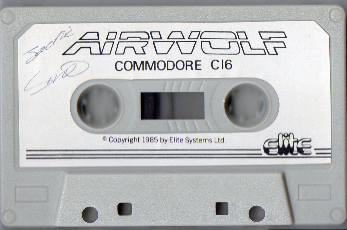 Media for Airwolf (Commodore 16, Plus/4)