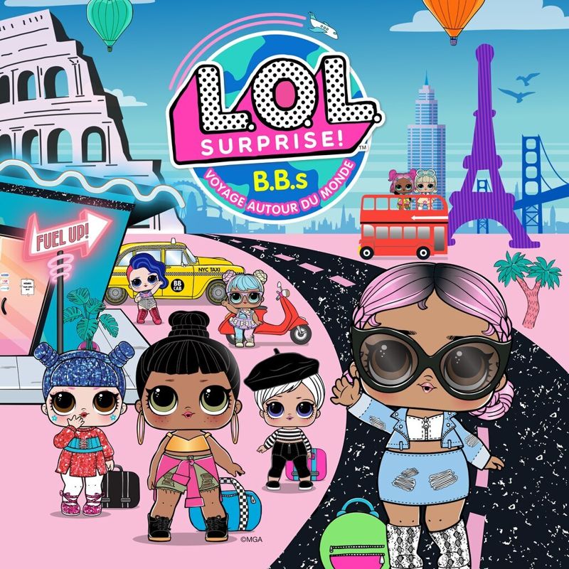 Front Cover for L.O.L. Surprise! B.B.s Born to Travel (PlayStation 4 and PlayStation 5) (download release)