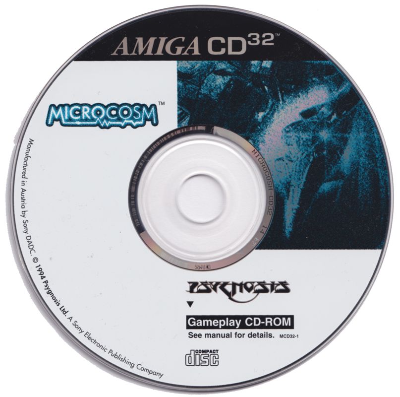 Media for Microcosm (Amiga CD32)