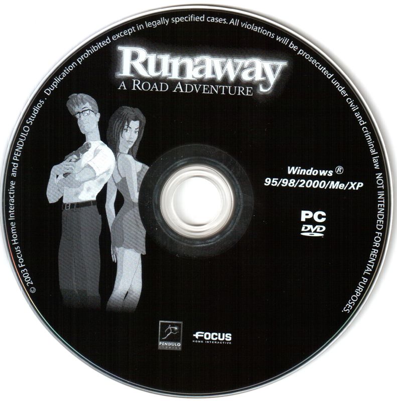 Media for Runaway: A Road Adventure (Windows) (DVD-ROM Re-release)