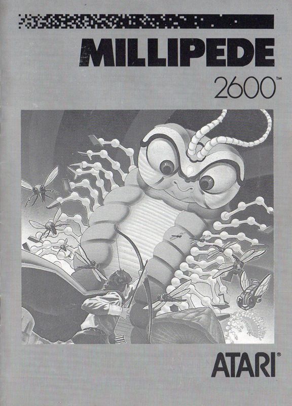 Manual for Millipede (Atari 2600): Front