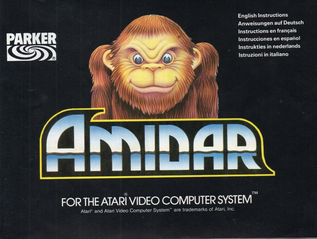 Manual for Amidar (Atari 2600): front
