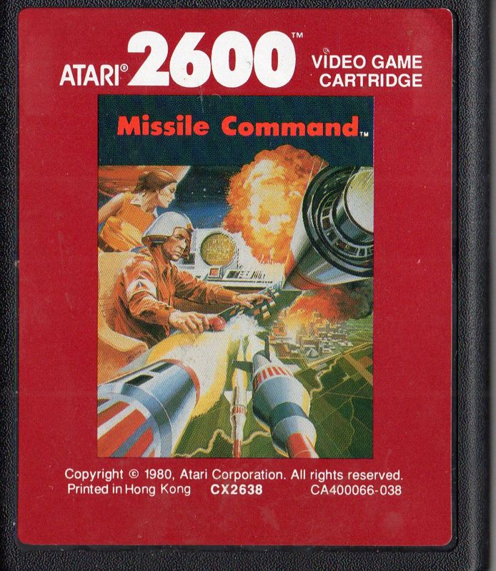 Media for Missile Command (Atari 2600) (1991 release)