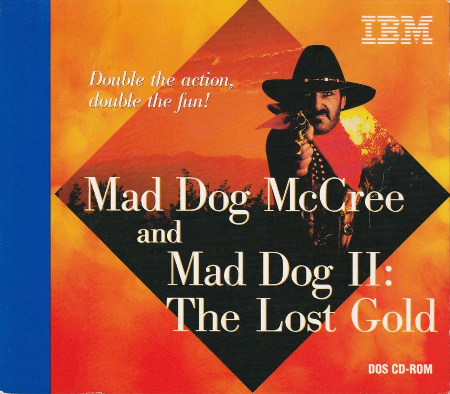 Front Cover for Mad Dog McCree and Mad Dog II: The Lost Gold (DOS) (Digipak)
