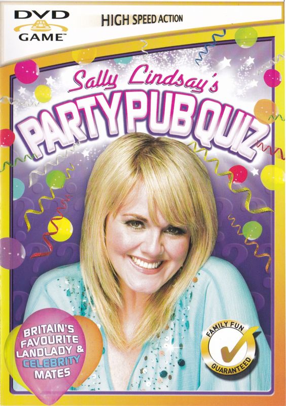 Front Cover for Sally Lindsay's Party Pub Quiz (DVD Player)