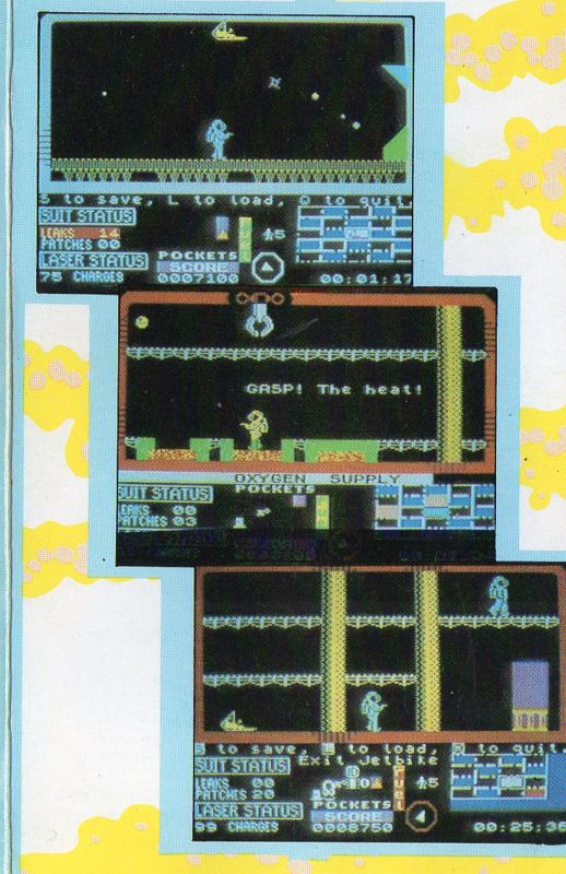 Inside Cover for Strange Loop (ZX Spectrum)