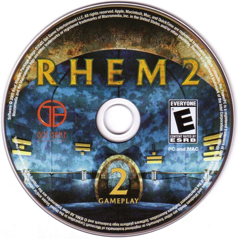 Media for Rhem 2: The Cave (Macintosh and Windows): Disc 2/2