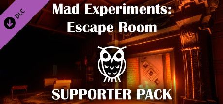 Front Cover for Mad Experiments: Escape Room - Supporter Pack (Linux and Macintosh and Windows) (Steam release)