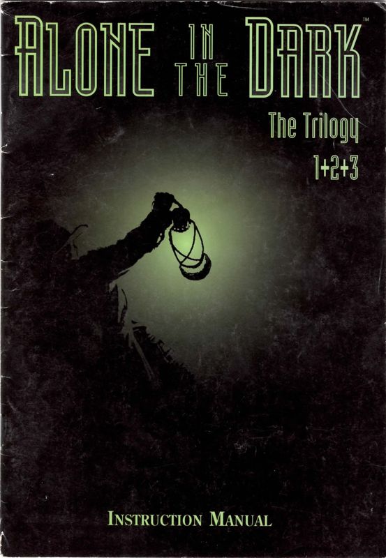 Manual for Alone in the Dark: The Trilogy 1+2+3 (DOS): Front Cover