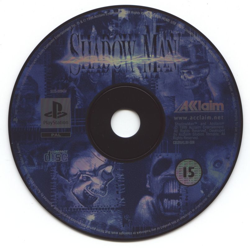 Media for Shadow Man (PlayStation) (Acclaimed Range release)