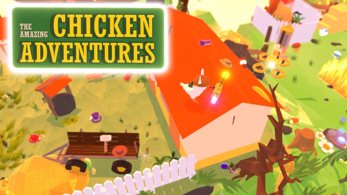 Front Cover for The Amazing Chicken Adventures (Nintendo Switch) (download release)