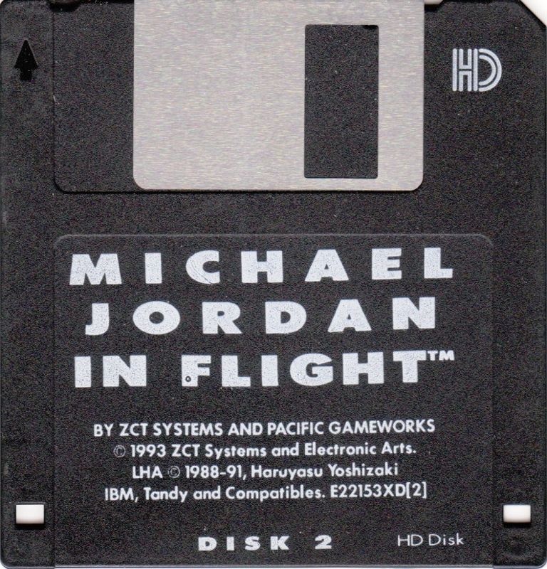 Media for Michael Jordan in Flight (DOS): Disk 2/2
