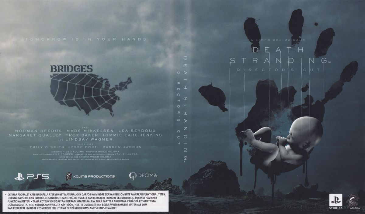 Full Cover for Death Stranding: Director's Cut (PlayStation 5): Inside Cover