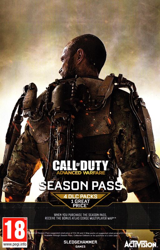 Advertisement for Call of Duty: Advanced Warfare (Xbox 360): Front