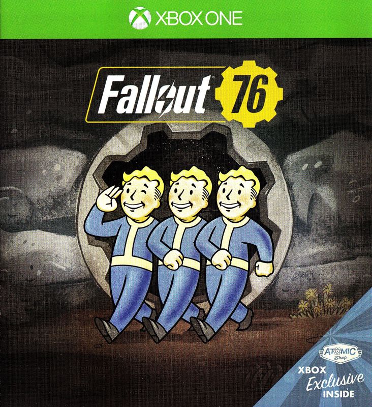 Manual for Fallout 76 (Xbox One): Front