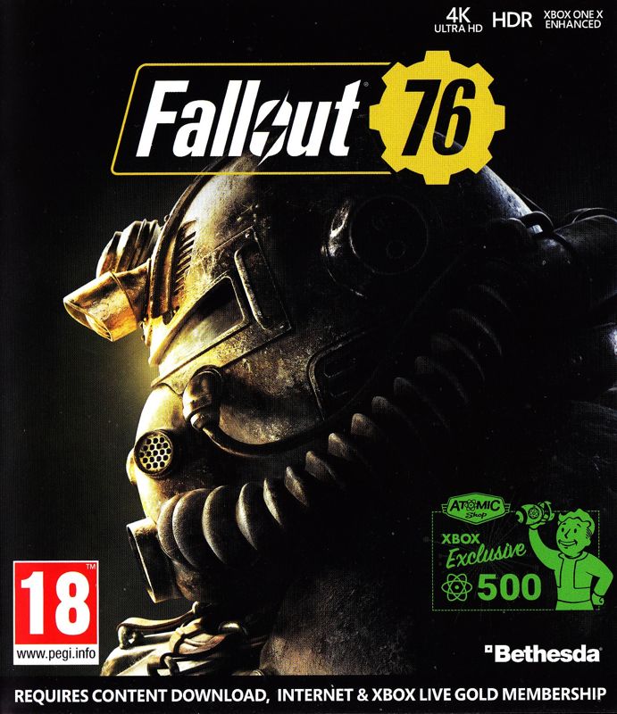 Front Cover for Fallout 76 (Xbox One)