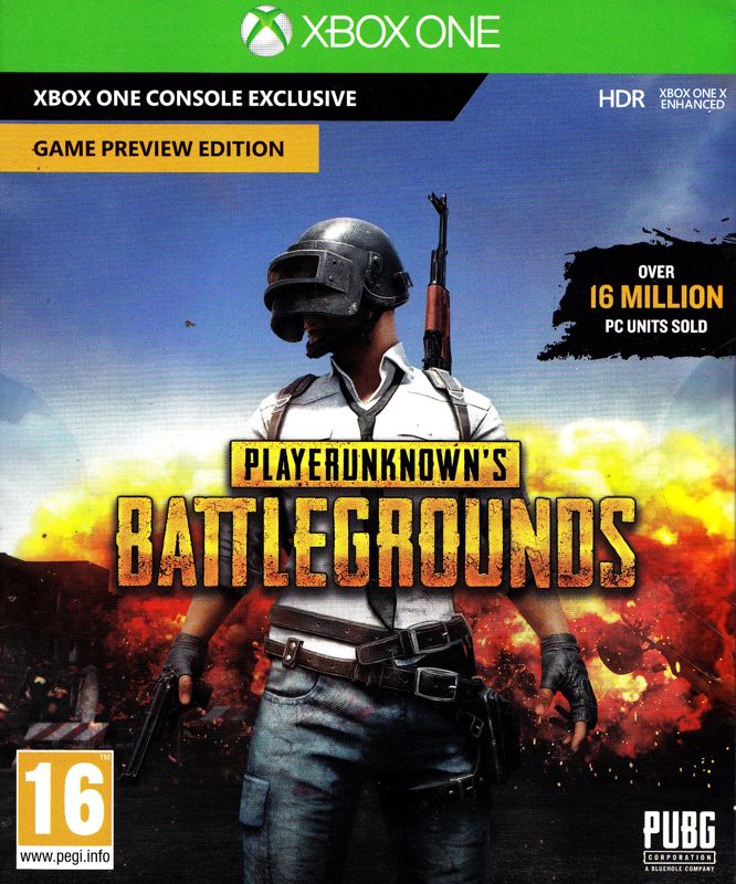 Front Cover for PlayerUnknown's Battlegrounds (Xbox One)
