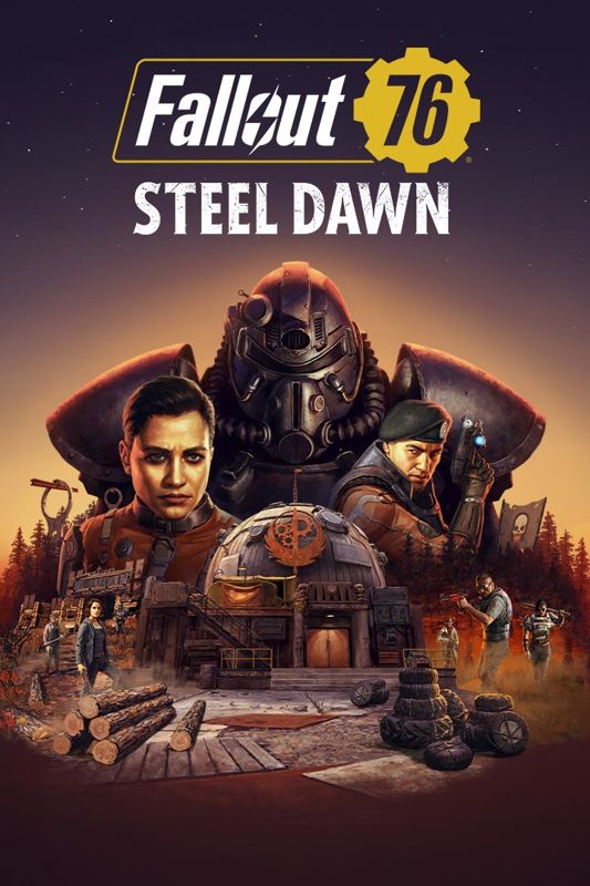 Front Cover for Fallout 76 (Windows Apps and Xbox One) (download release): 3rd version ("Steel Dawn" update)