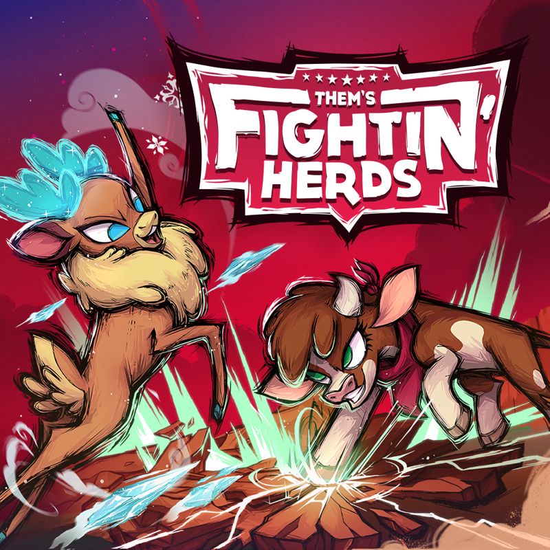 Front Cover for Them's Fightin' Herds (Nintendo Switch) (download release)