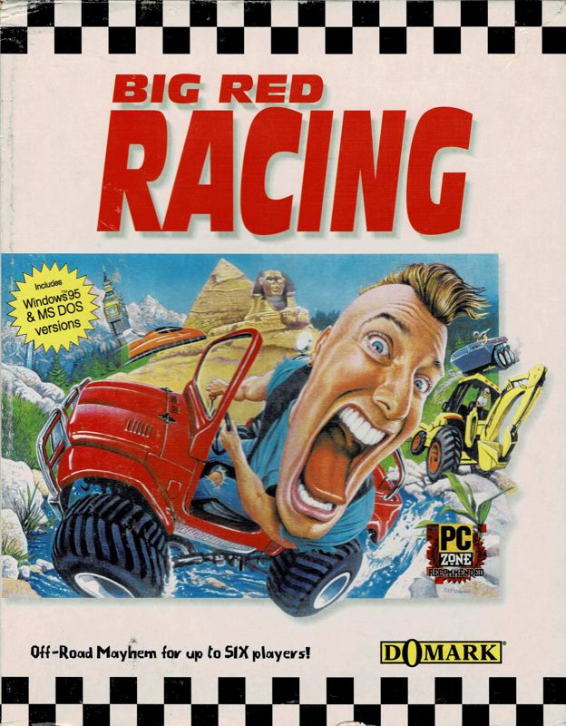 Front Cover for Big Red Racing (DOS and Windows)