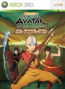 Front Cover for Avatar: The Last Airbender - The Burning Earth (Xbox 360) (Games on Demand release)