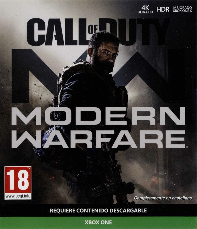 Front Cover for Call of Duty: Modern Warfare (Xbox One)