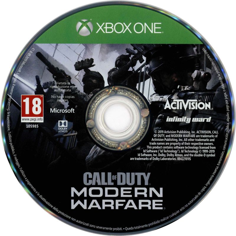 Call of Duty: Modern Warfare cover or packaging material - MobyGames