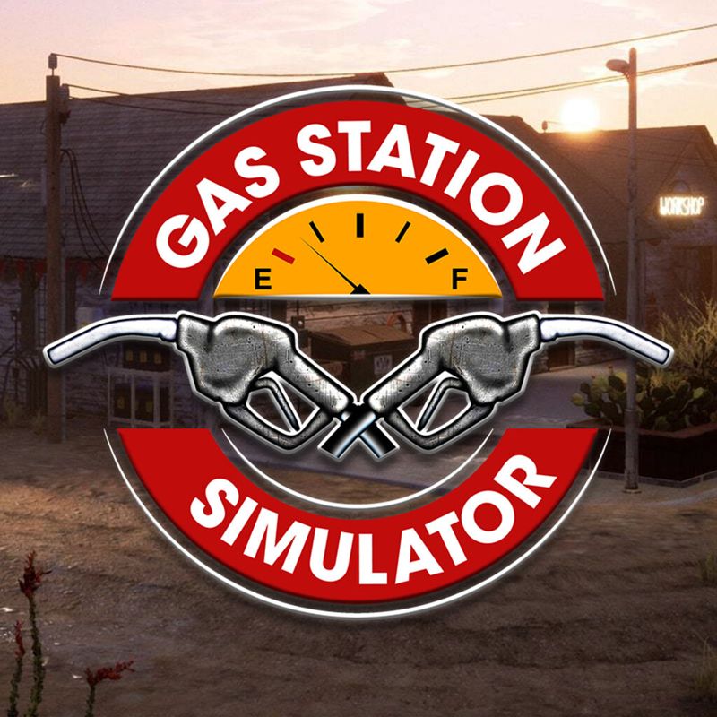 Front Cover for Gas Station Simulator (Nintendo Switch) (download release)