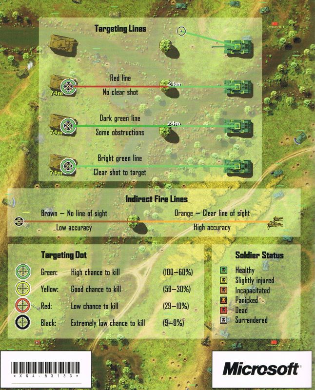 Manual for Close Combat III: The Russian Front (Windows): Back