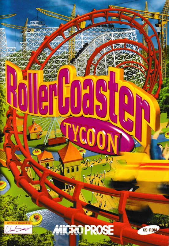 Manual for RollerCoaster Tycoon (Windows): French - Front (87-page)