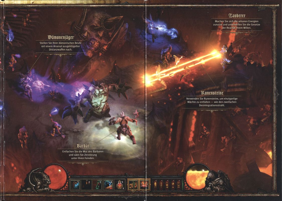 Inside Cover for Diablo III (Macintosh and Windows): Right (unfolded twice)