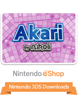 Front Cover for Akari by Nikoli (Nintendo 3DS) (Download release)