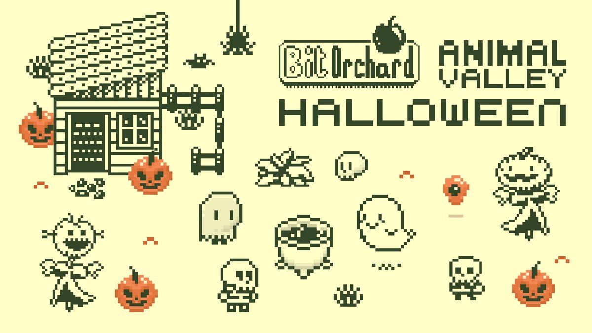 Front Cover for Bit Orchard: Animal Valley - Halloween (Nintendo Switch) (download release)