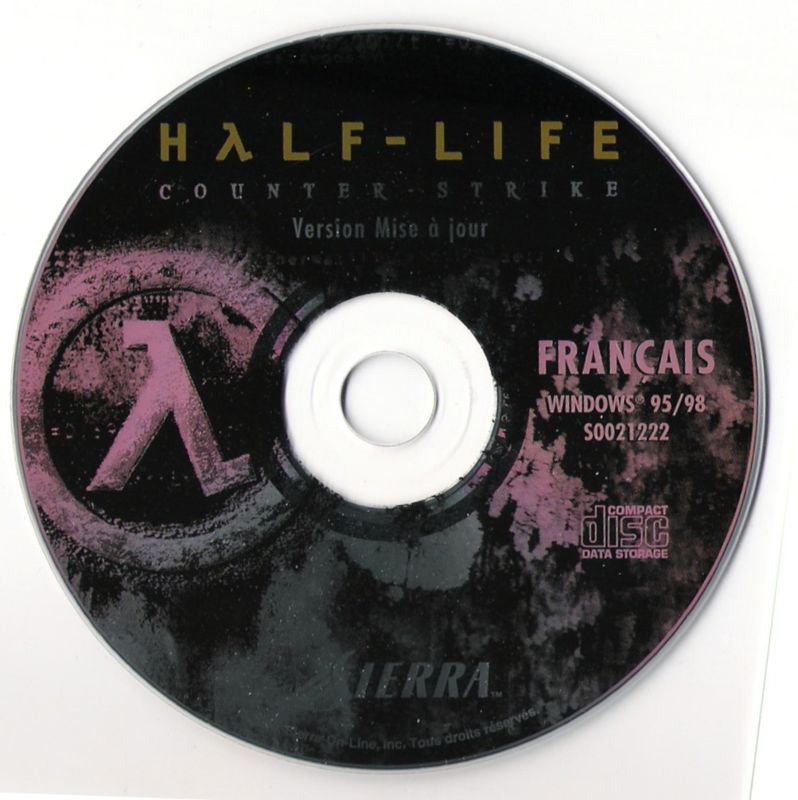 Media for Half-Life: Platinum (Windows): Half-Life: Counter-Strike disc